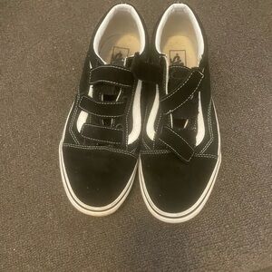 Vans Black Velcro Sneakers